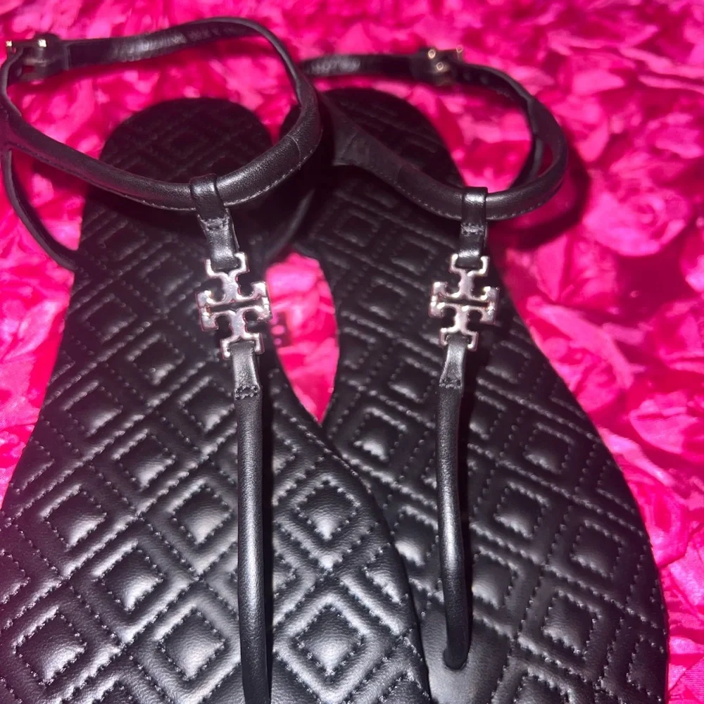 Tory Burch Marion Quilted Sandal